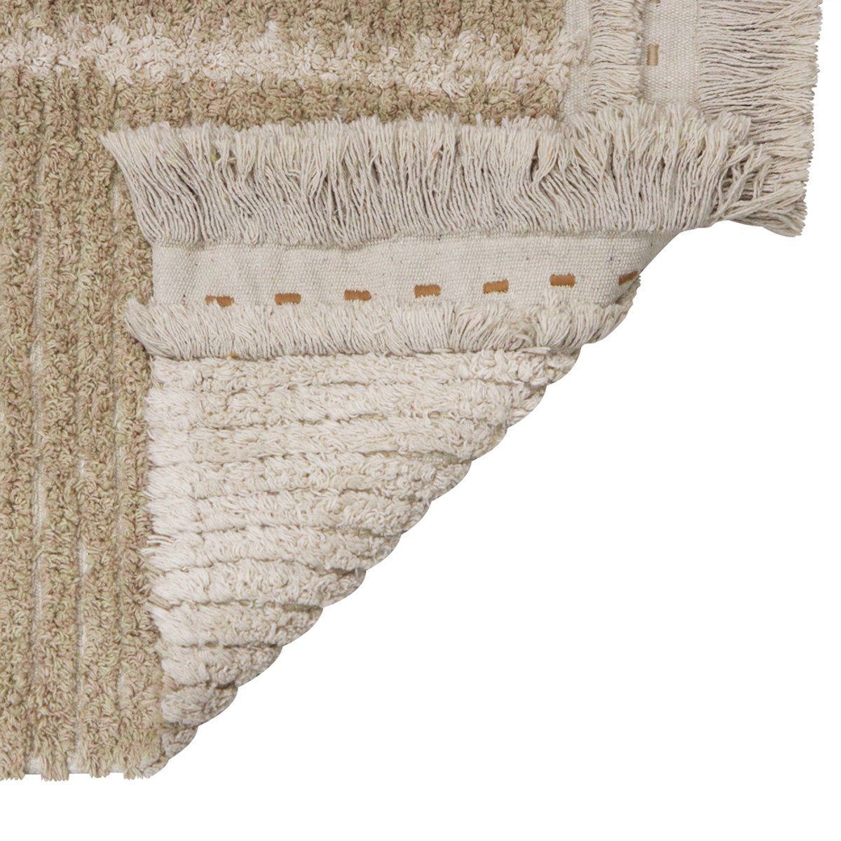 Tapis Rectangulaire en coton Tapis réversible Duetto REVERSIBLE marron, LORENA CANALS