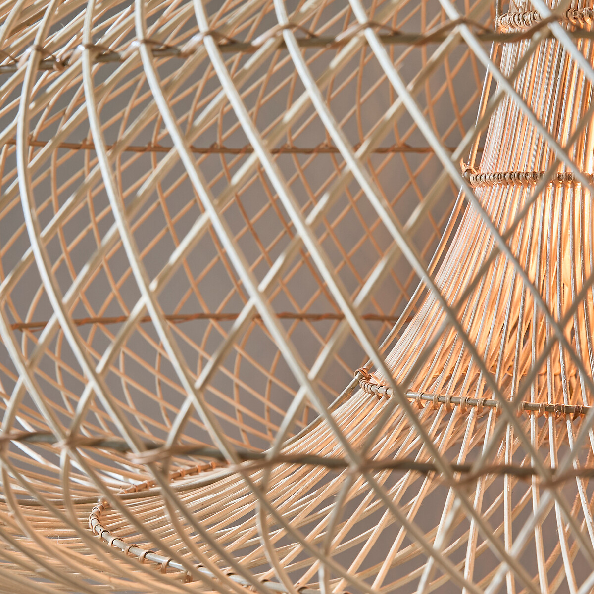 Titou Woven Rattan Ceiling Light natural, AM.PM