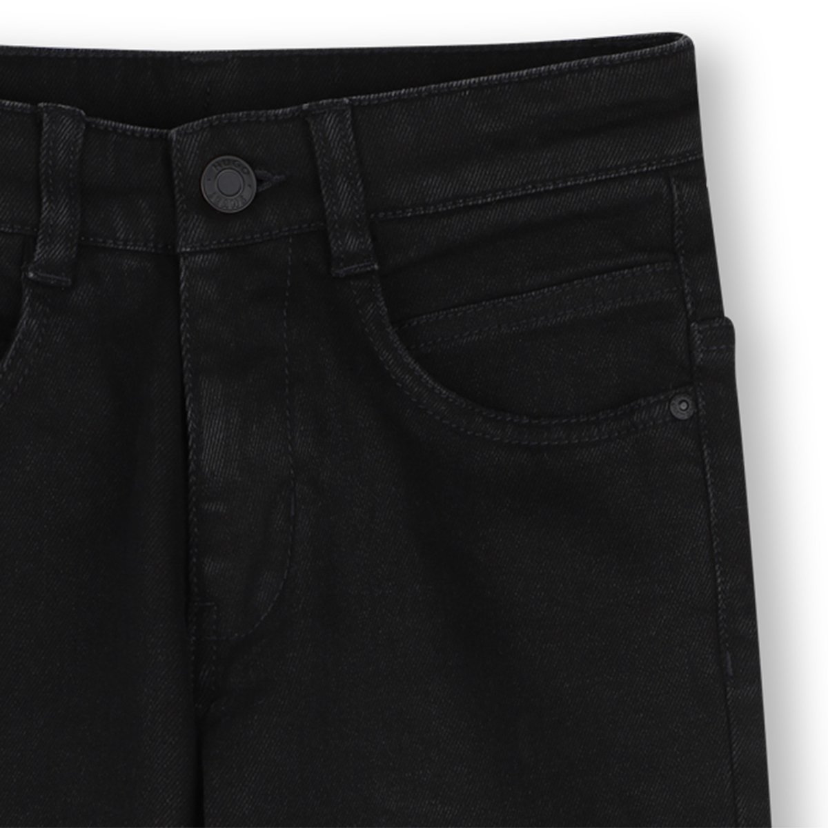 Pantalon en denim denim black lave, HUGO KIDSWEAR