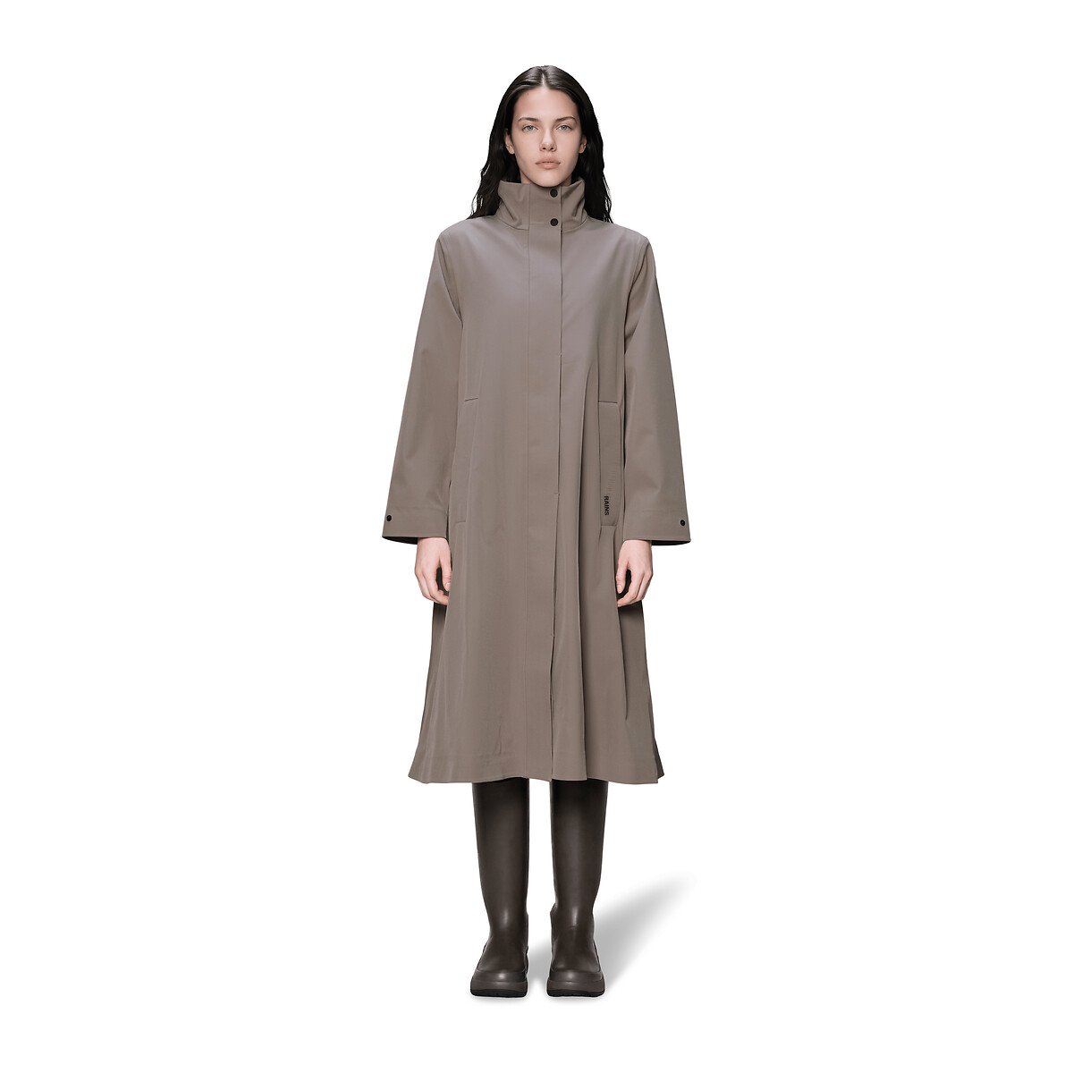 Veste longue imperméable, SUVA SOFTSHELL gris cendré, RAINS