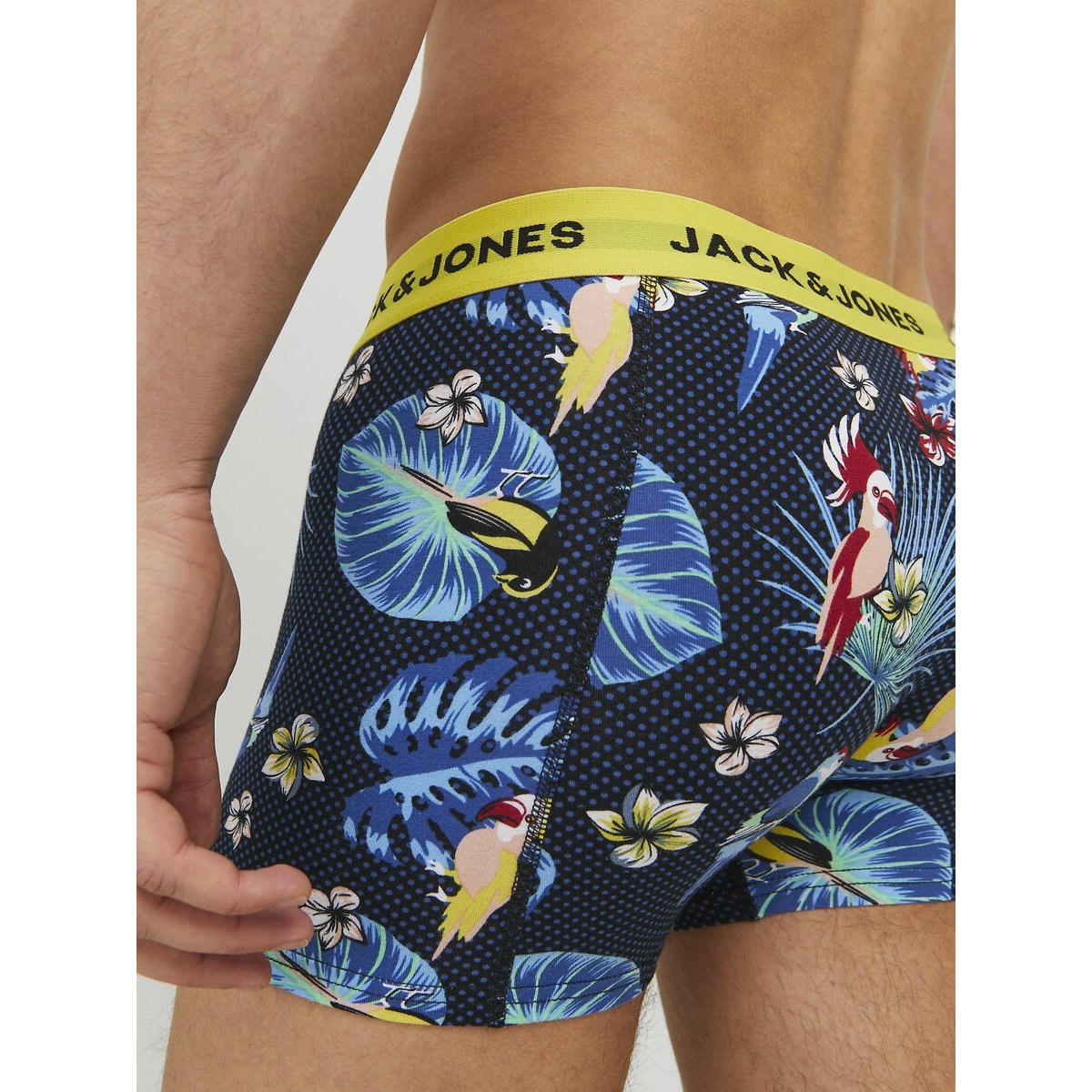 Lot de 3 boxers noir + imprimé, JACK & JONES