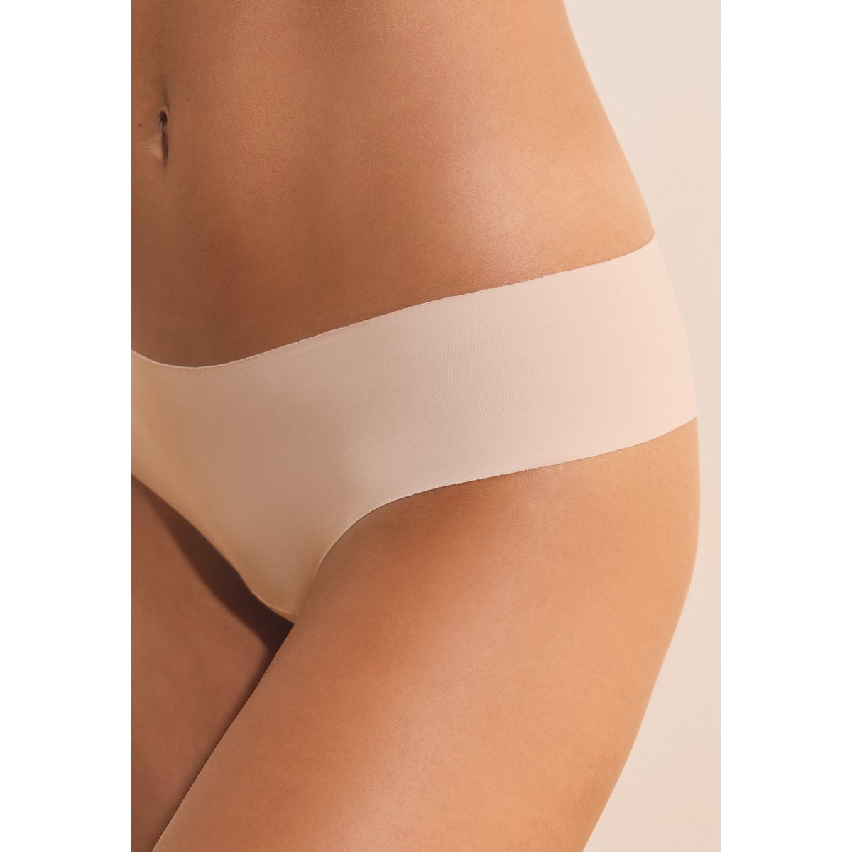 Hipster V-shape en microfibre PURE INVISIBLE lin, ETAM
