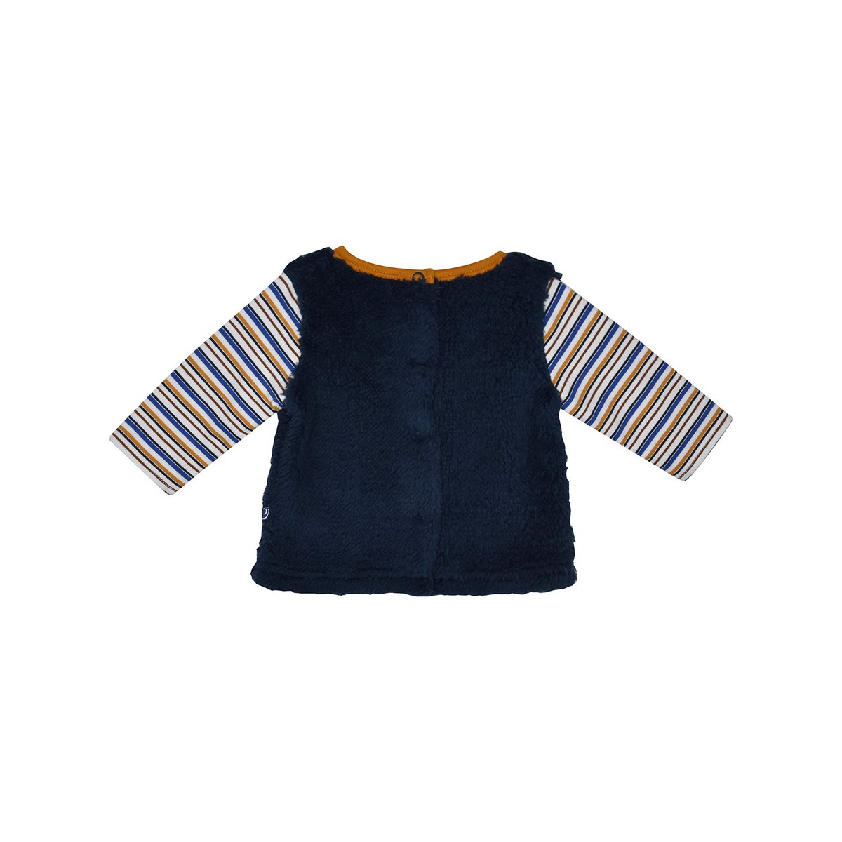 Sweat + pantalon + bavoir fabianno jaune, SUCRE D'ORGE