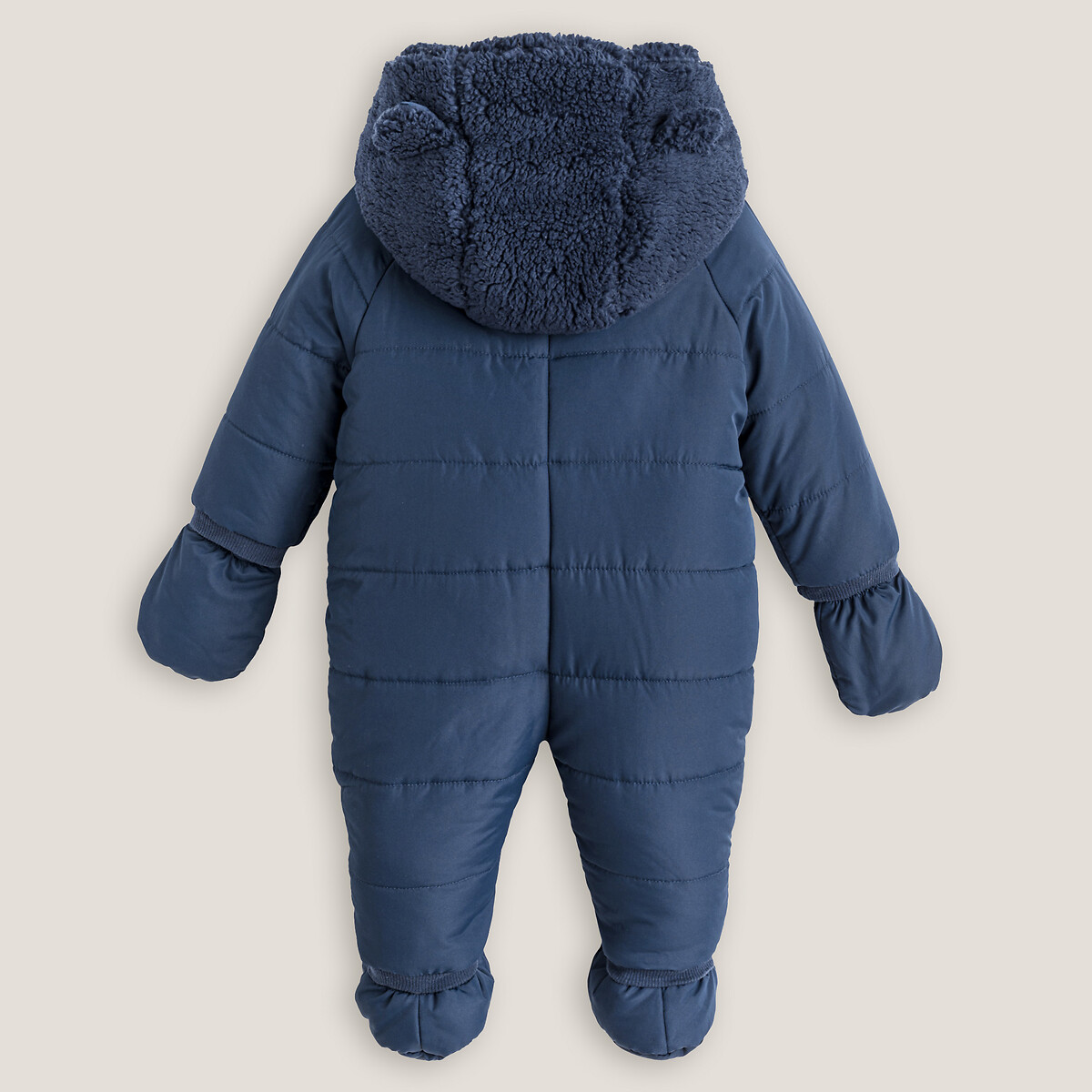Combipilote chaude à capuche bleu marine, LA REDOUTE COLLECTIONS