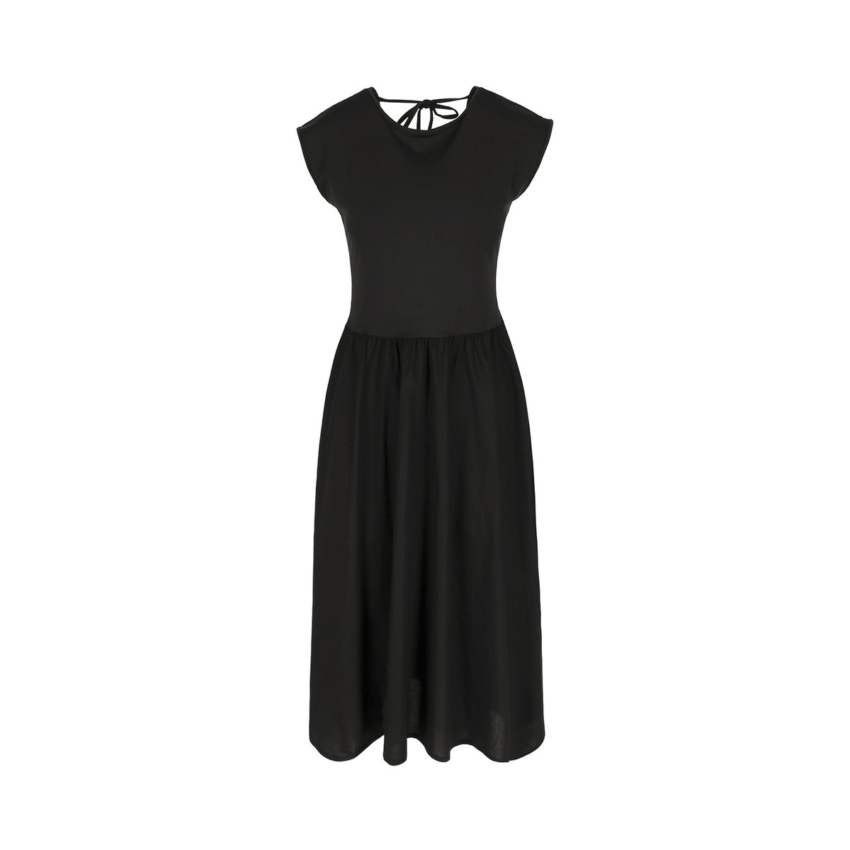 Robe midi fluide noir, LOLALIZA