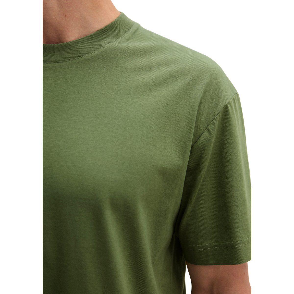 T-shirt loose en pur coton bio vert, MARC O'POLO