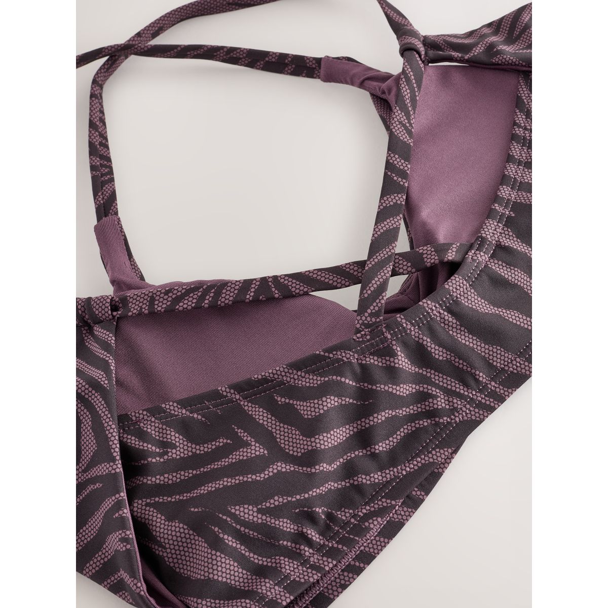Brassière sport à bretelles au dos, lot de 2 noir/rose, NEXT
