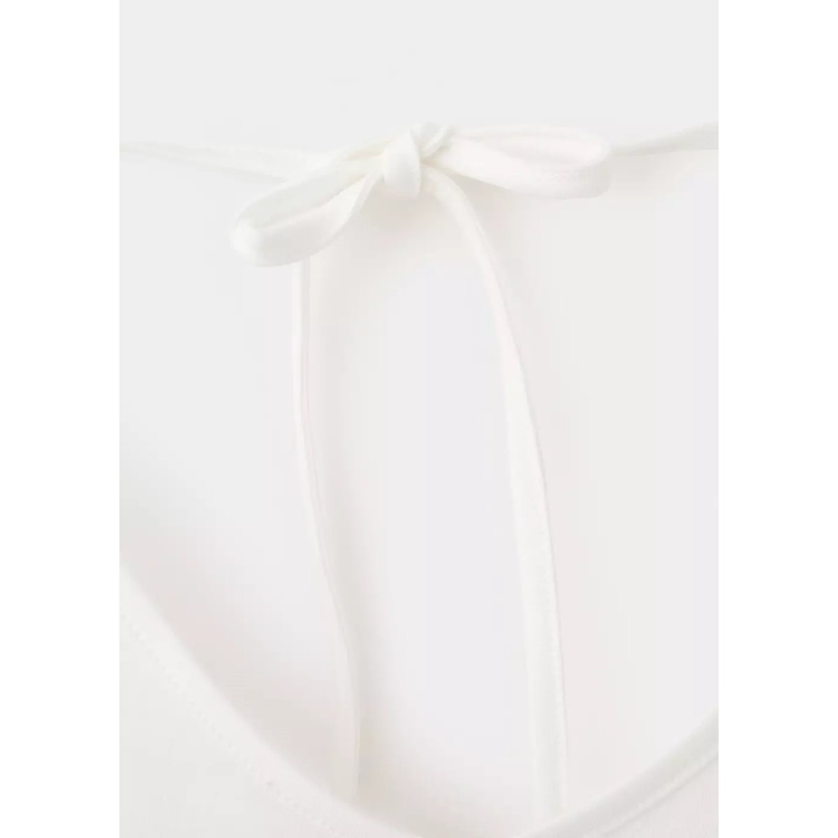Top en coton à clous blanc cassé, MANGO TEEN