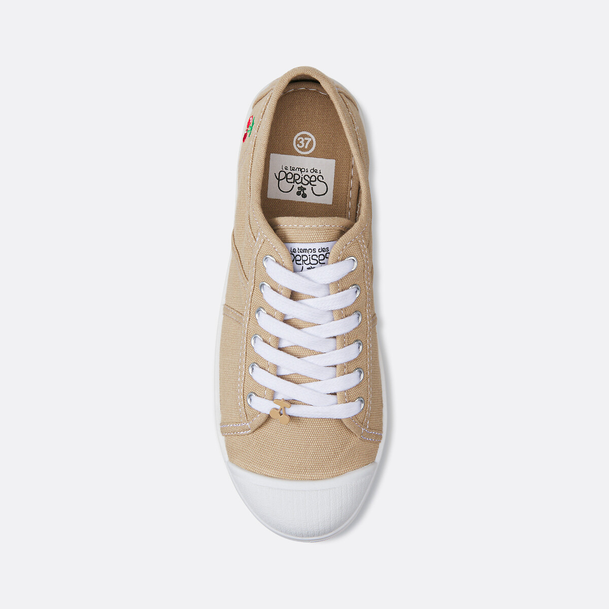Baskets en toile LTC Basic 02 beige, LE TEMPS DES CERISES