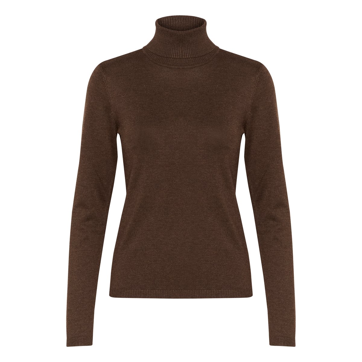 Pullover tricoté marron demitasse melange, CULTURE