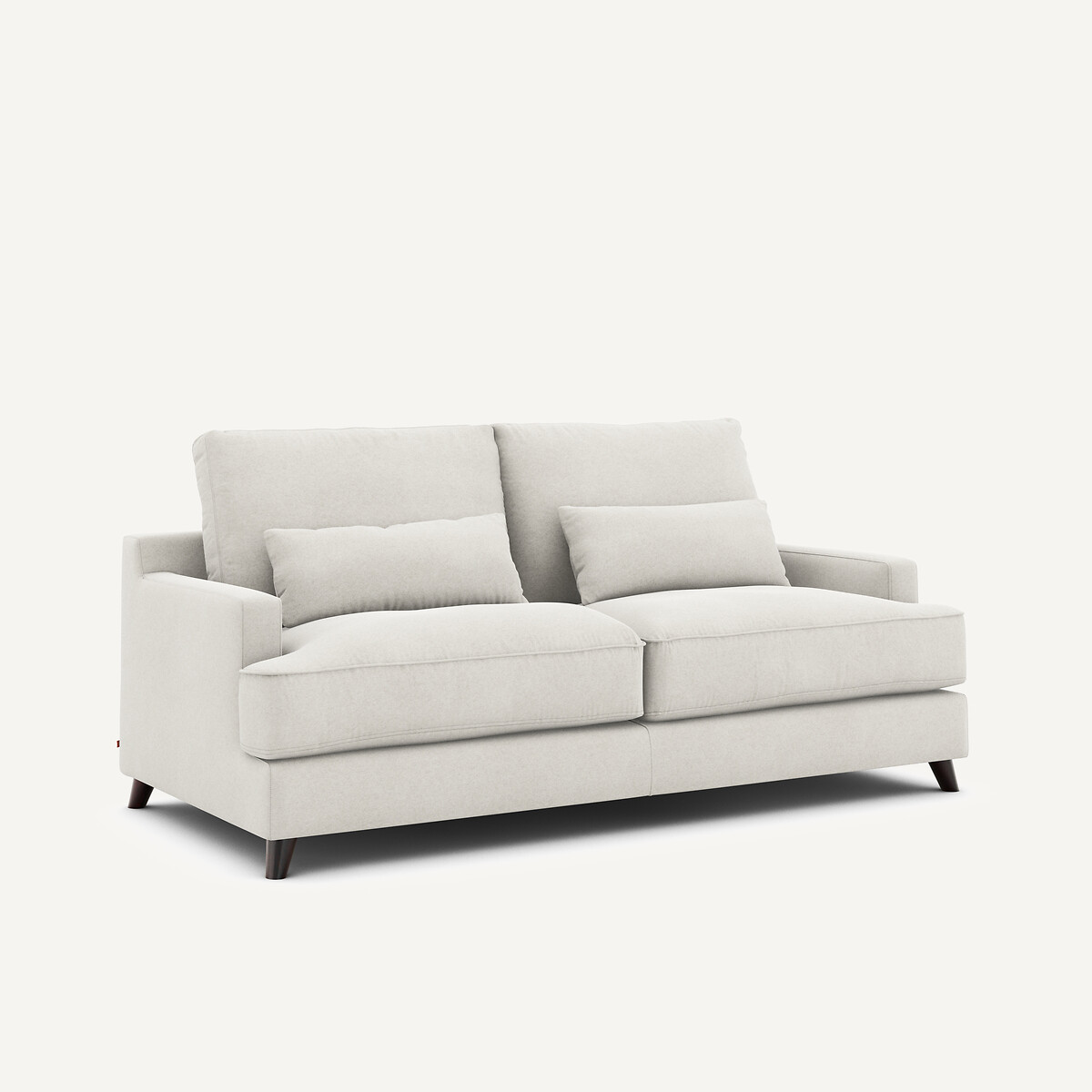 Sofá cama de terciopelo de lino, ALWINE albatros, AM.PM