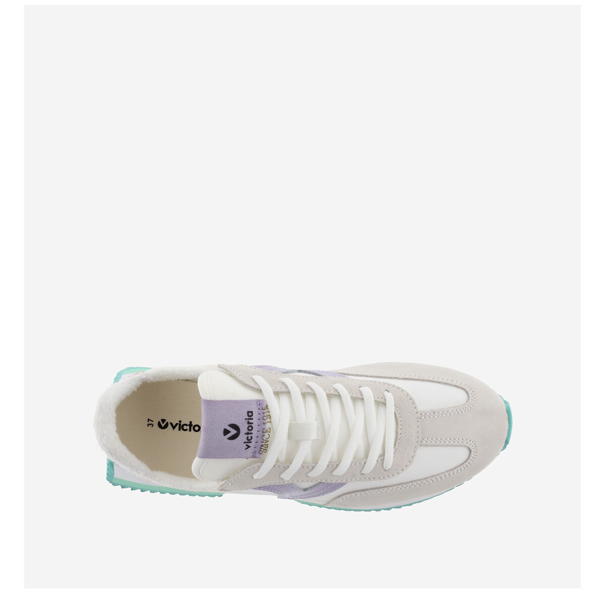 Baskets Cosmos blanc/gris, VICTORIA