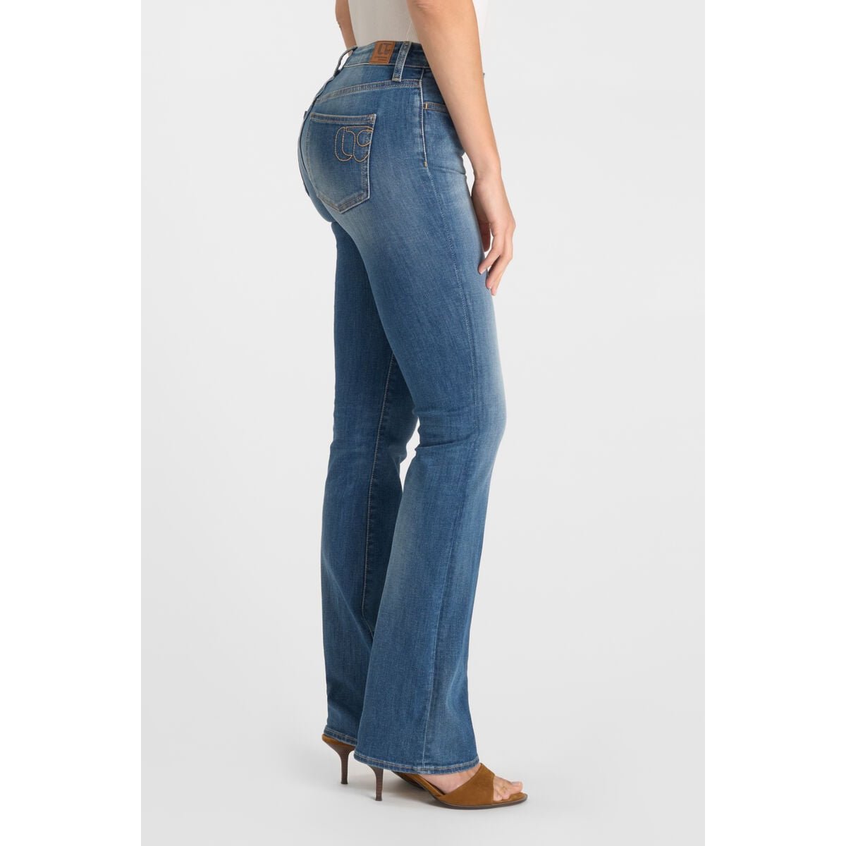Jeans bootcut POWER bootcut, longueur 34 blue, LE TEMPS DES CERISES