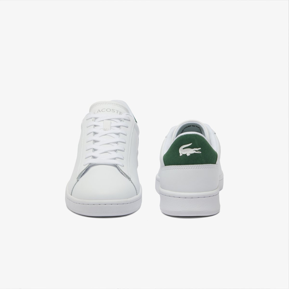 Sneakers Carnaby Set homme en cuir blanc-1r5, LACOSTE