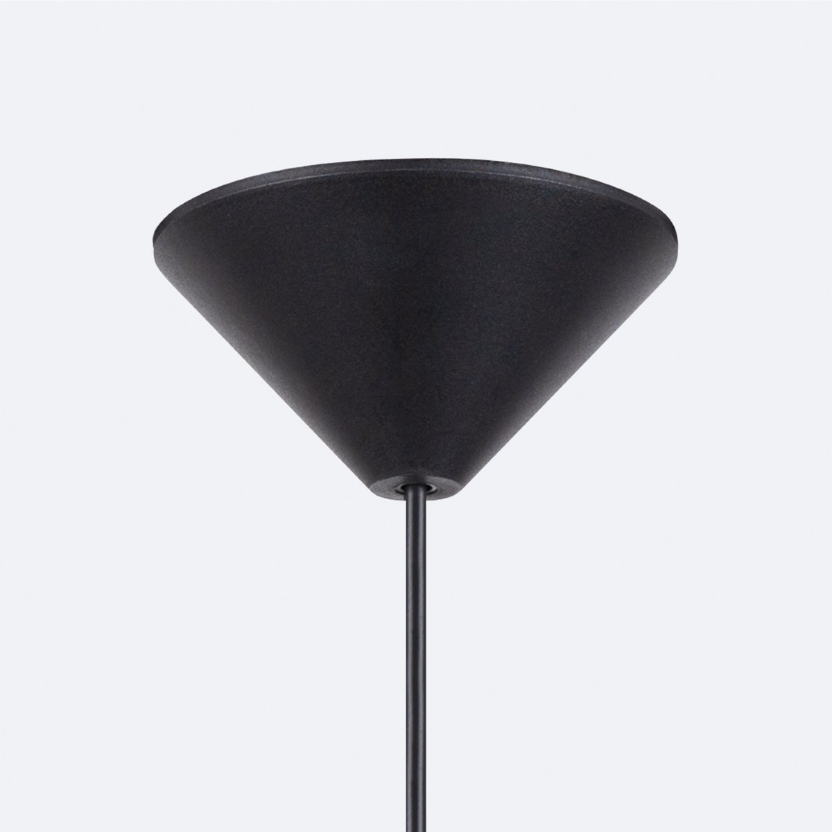 Suspension Acier Noir E27 1 Gina noir, EDEN