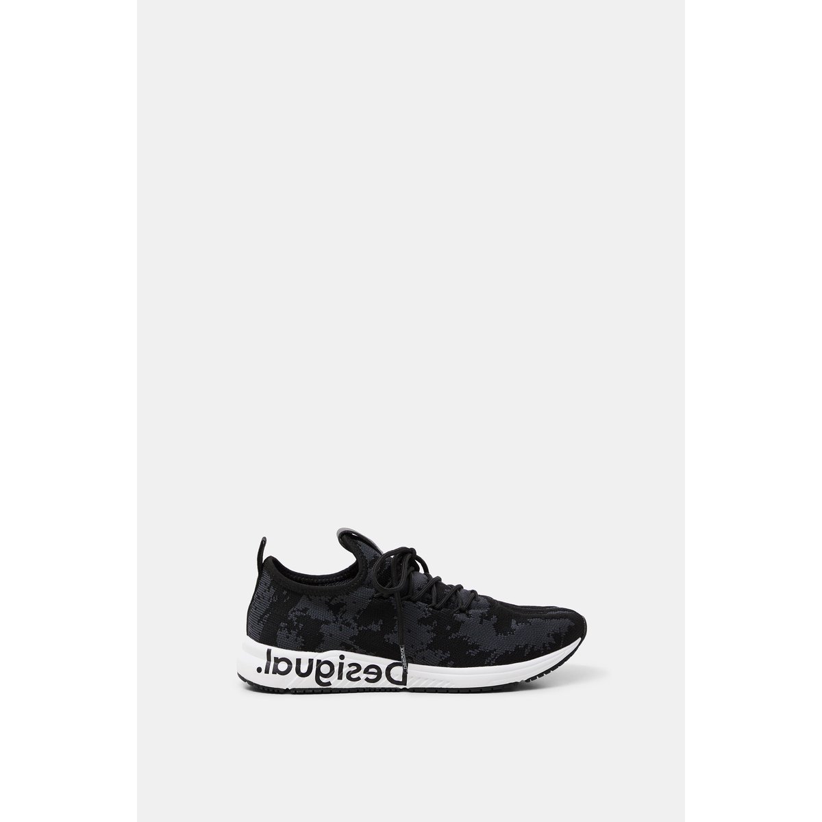Basket Runner Knit Sock Low noir, DESIGUAL