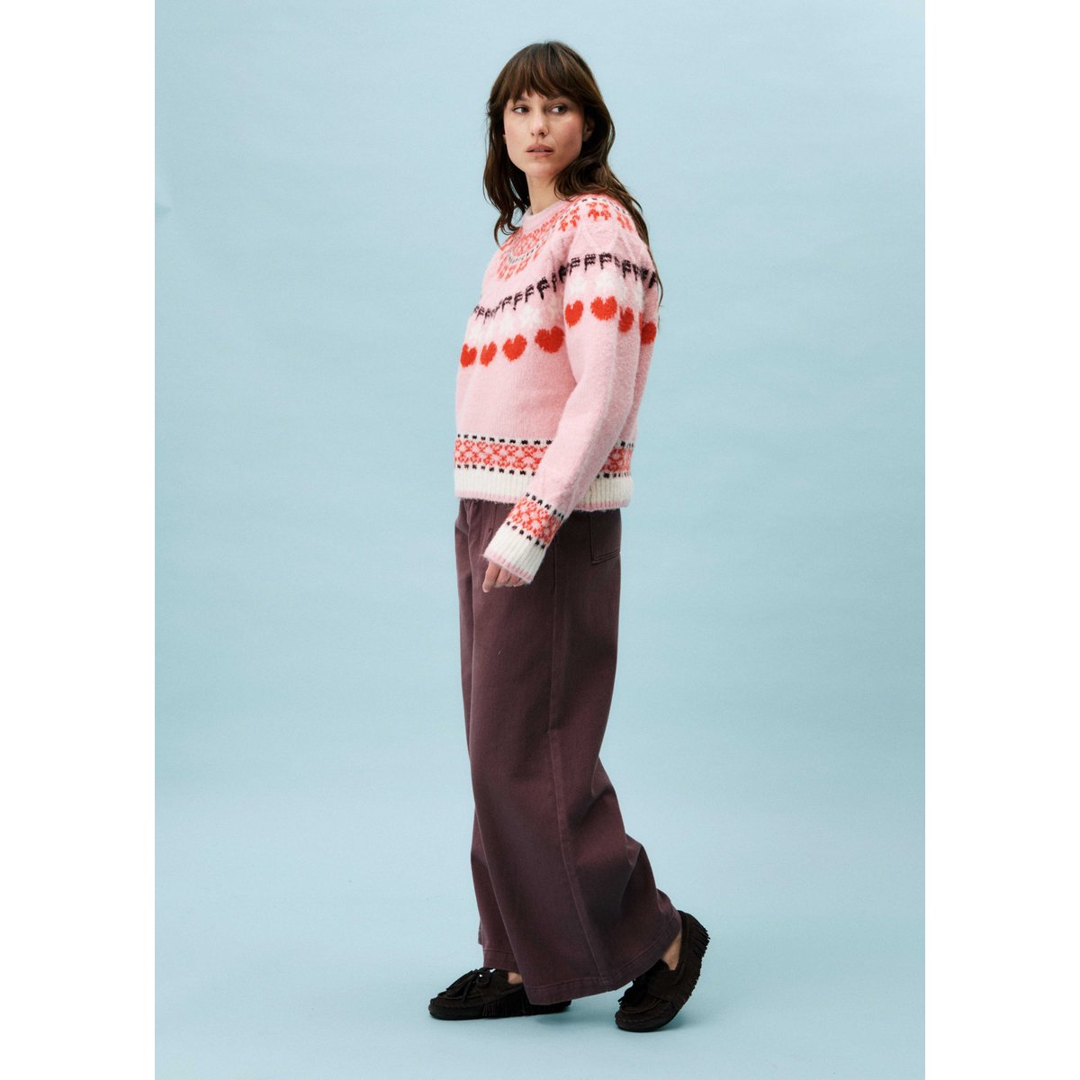Pull ALOUETTE rose, FRNCH