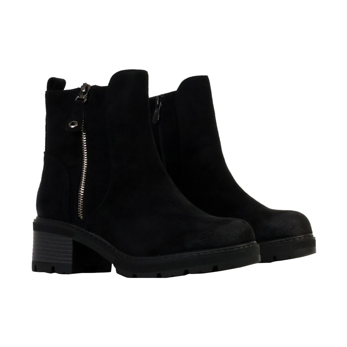 Bottines à Zip noir, THE DIVINE FACTORY