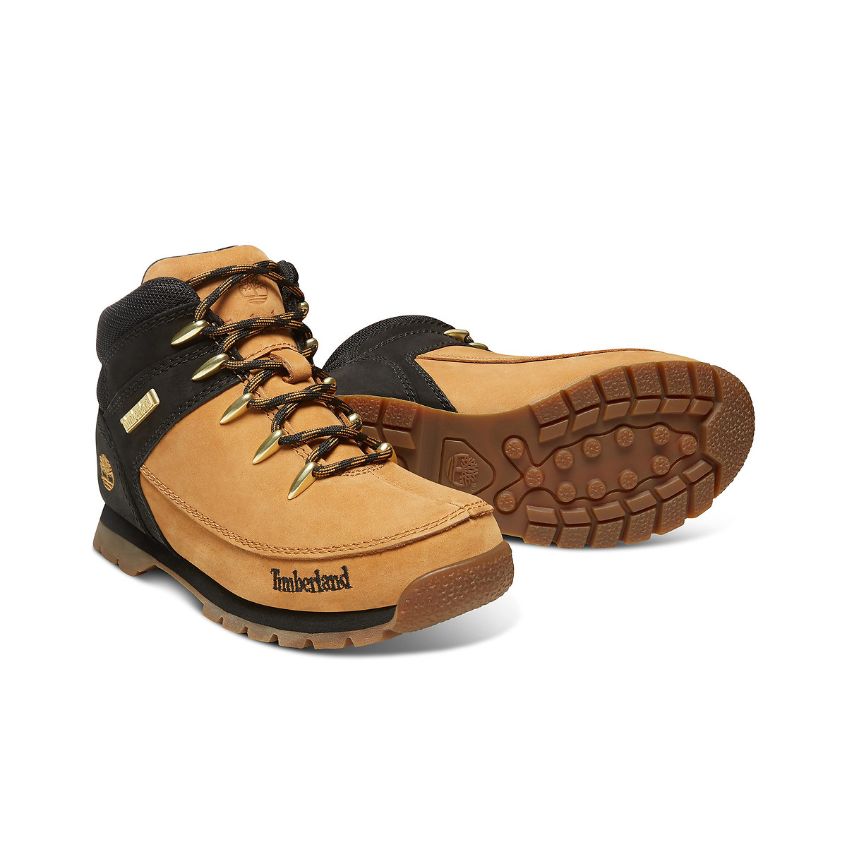 Scarponi EURO SPRINT MIDE LACE in pelle miele, TIMBERLAND
