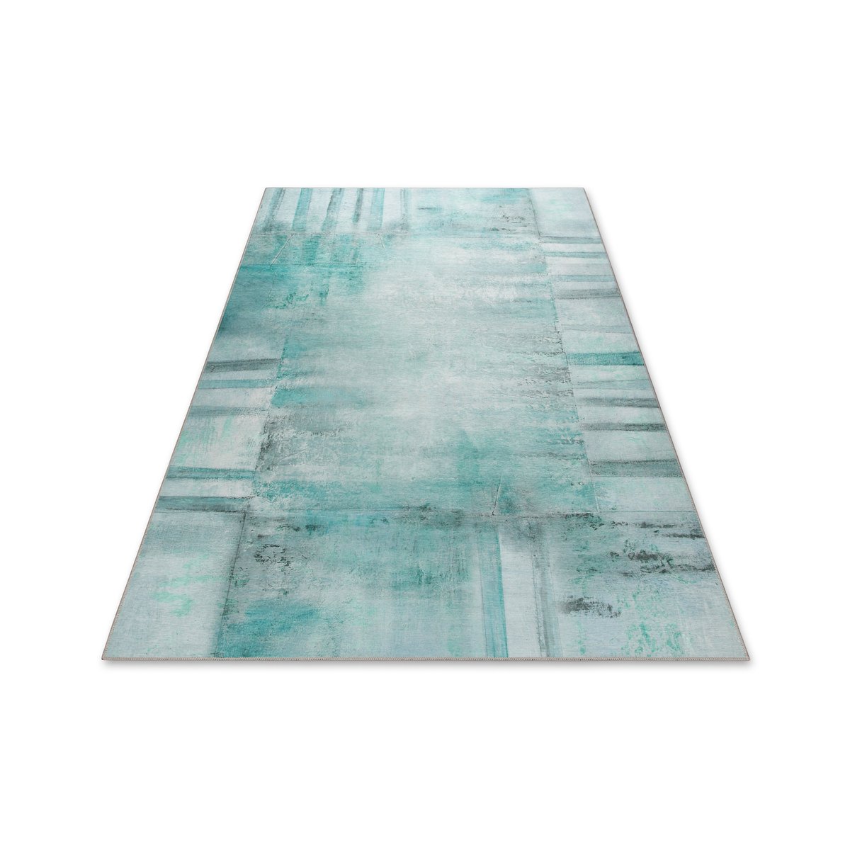WECONhome Maui, tissé machine, coton, tapis tissé plat, certifié OEKO-TEX® (n° D20-0634) (70 x 120 cm, pétrole) , Maui pétrole, ESPRIT