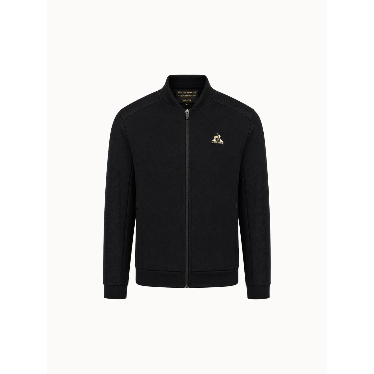 Sweat zippé Coq d'Or noir, LE COQ SPORTIF