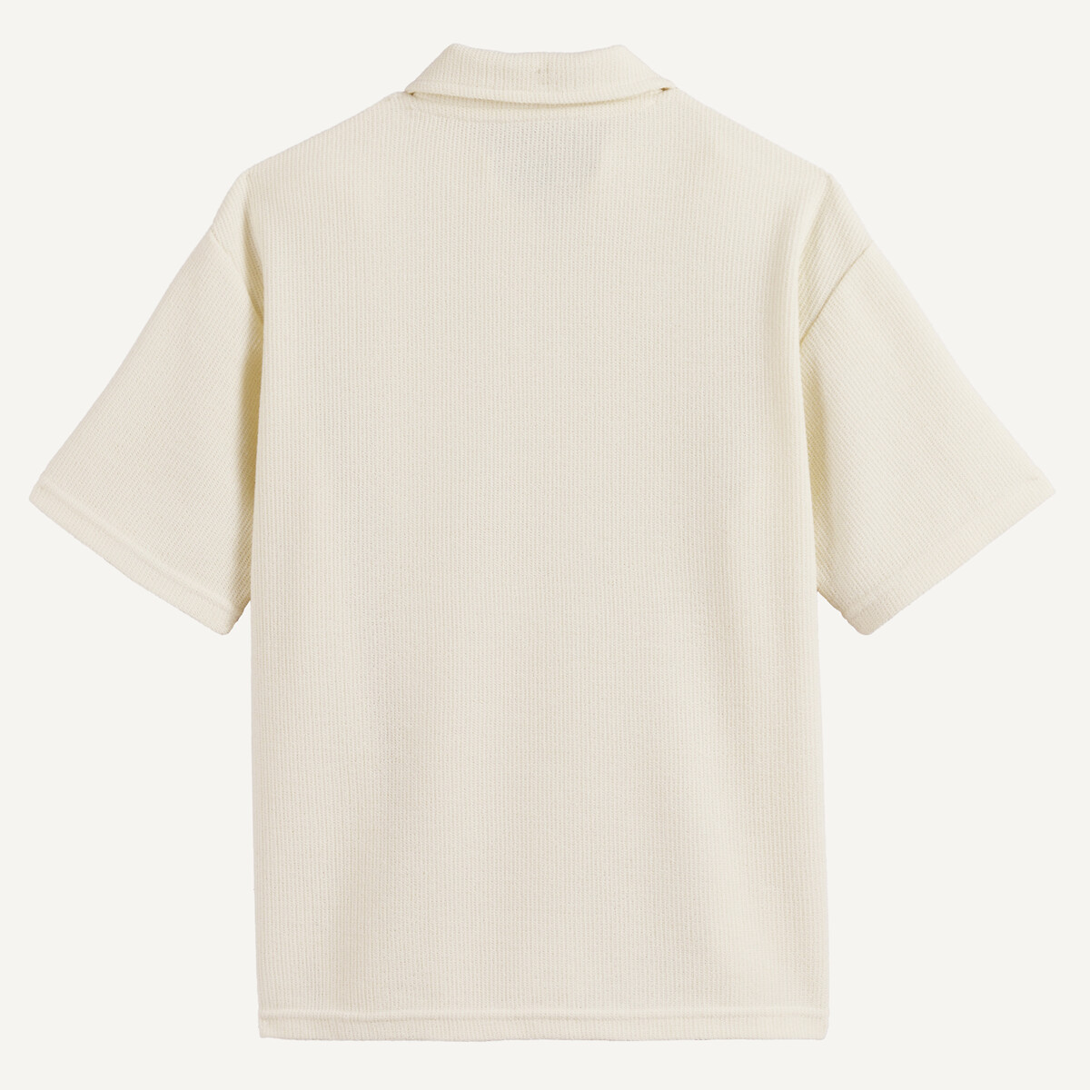 Polo manches courtes ecru, LA REDOUTE COLLECTIONS