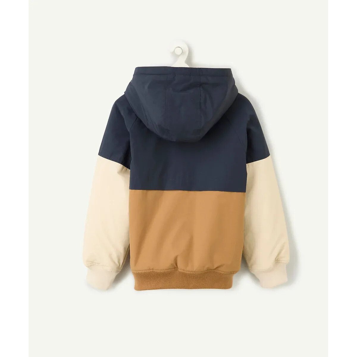 Fleece-Lined Jacket navy/brown, TAPE A L'OEIL