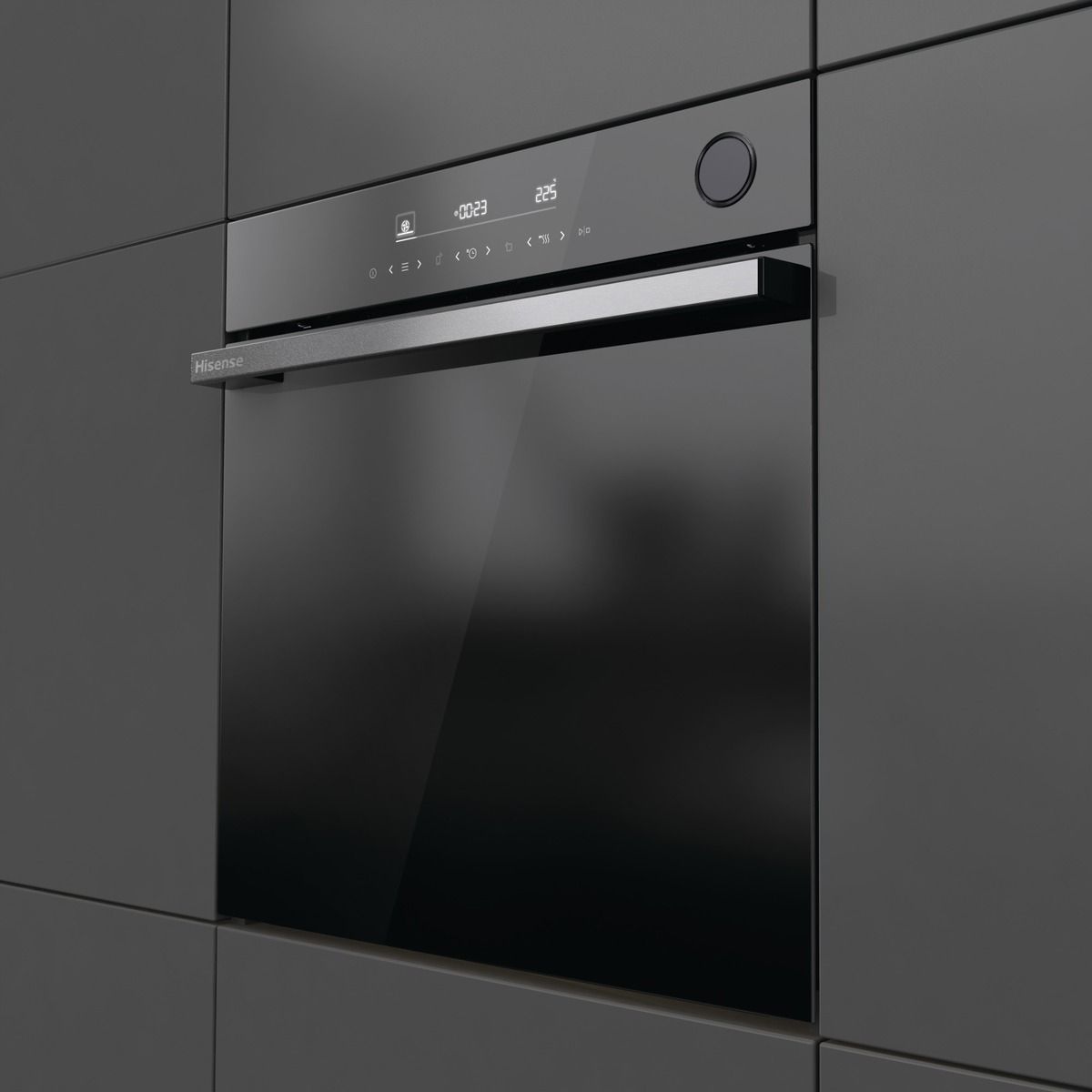 Four encastrable fonction vapeur BSA66346PBGWIFI - Pyrolyse, Ajout Vapeur, Air Fry, Wifi, 77L couleur unique, HISENSE