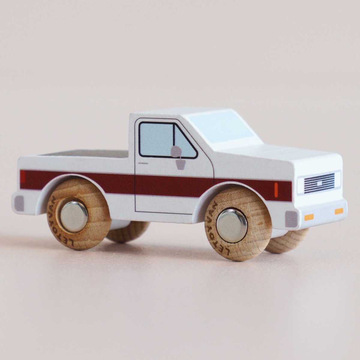 Voiture Charlie No 30 blanc, LE TOY VAN