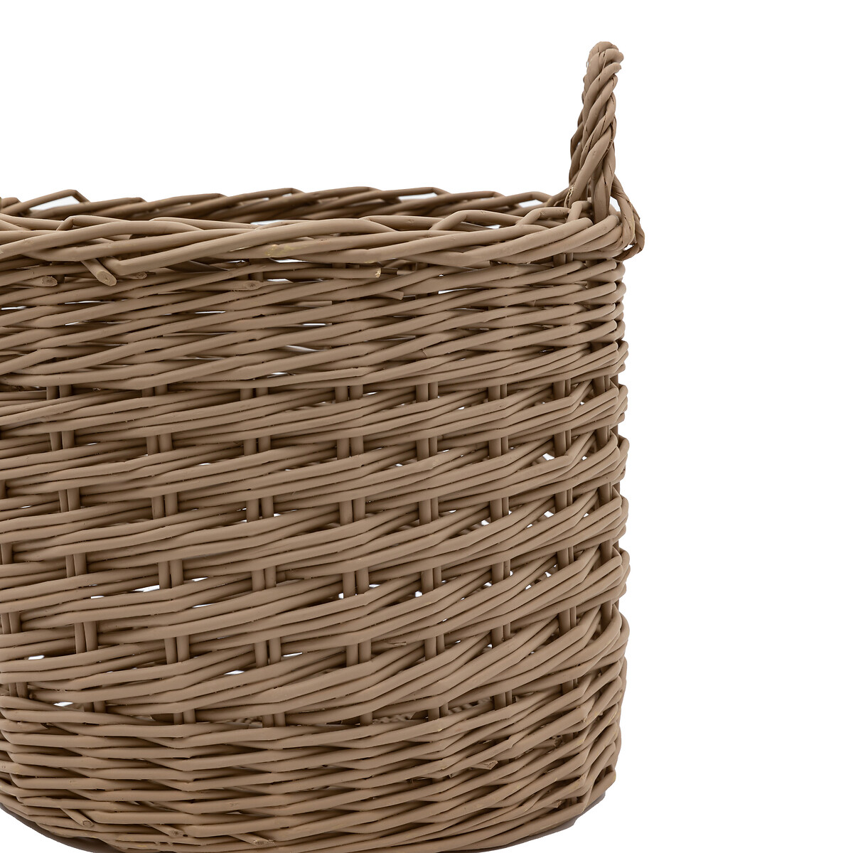 Set of 3 Hand Woven Willow Storage Basket Nests natural, SO'HOME