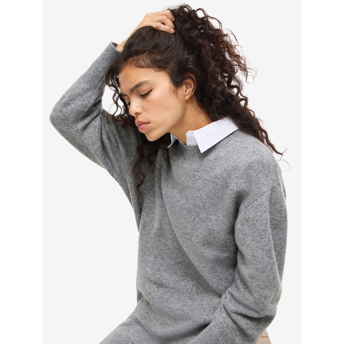Mini-Robe medium grey melange, NOISY MAY