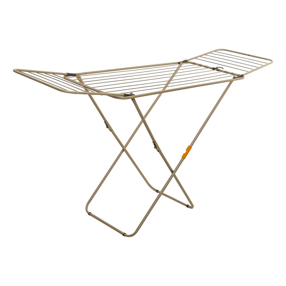 Étendoir à linge pont pliable SAHARA beige, 5FIVE SIMPLY SMART