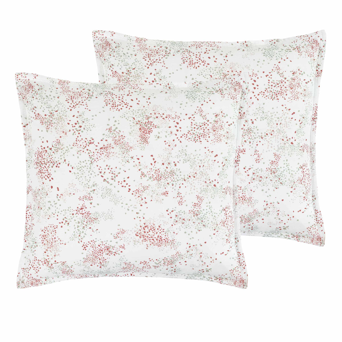 Lot de 2 taies d'oreiller gaze de coton ELSA LOFT ecru, SENSEI MAISON