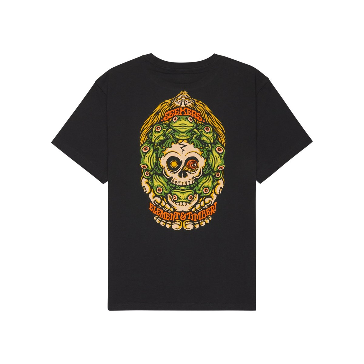 T-Shirt à manches courtes TIMBER ORBIT noir off black, ELEMENT