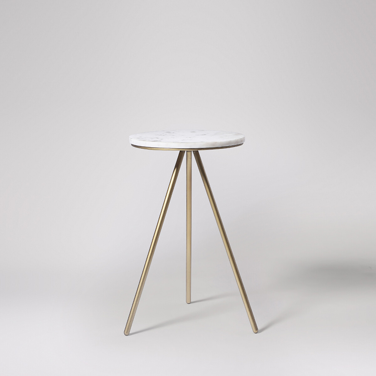Pearl White Marble Side Table white marble, SWOON
