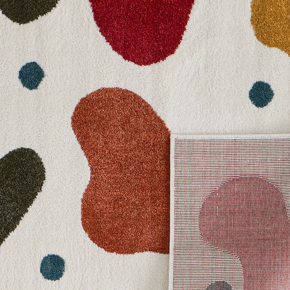 Tapis intérieur motif artistique EUPHORIA multicolore, NAZAR RUGS
