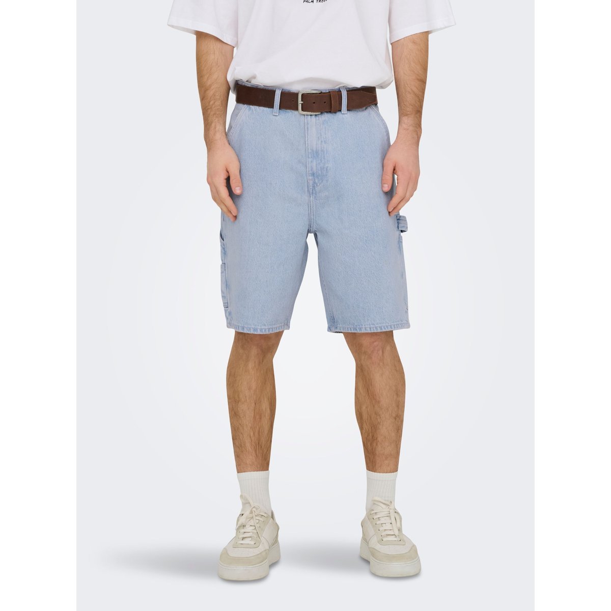 Short En Denim light blue denim 1, ONLY & SONS