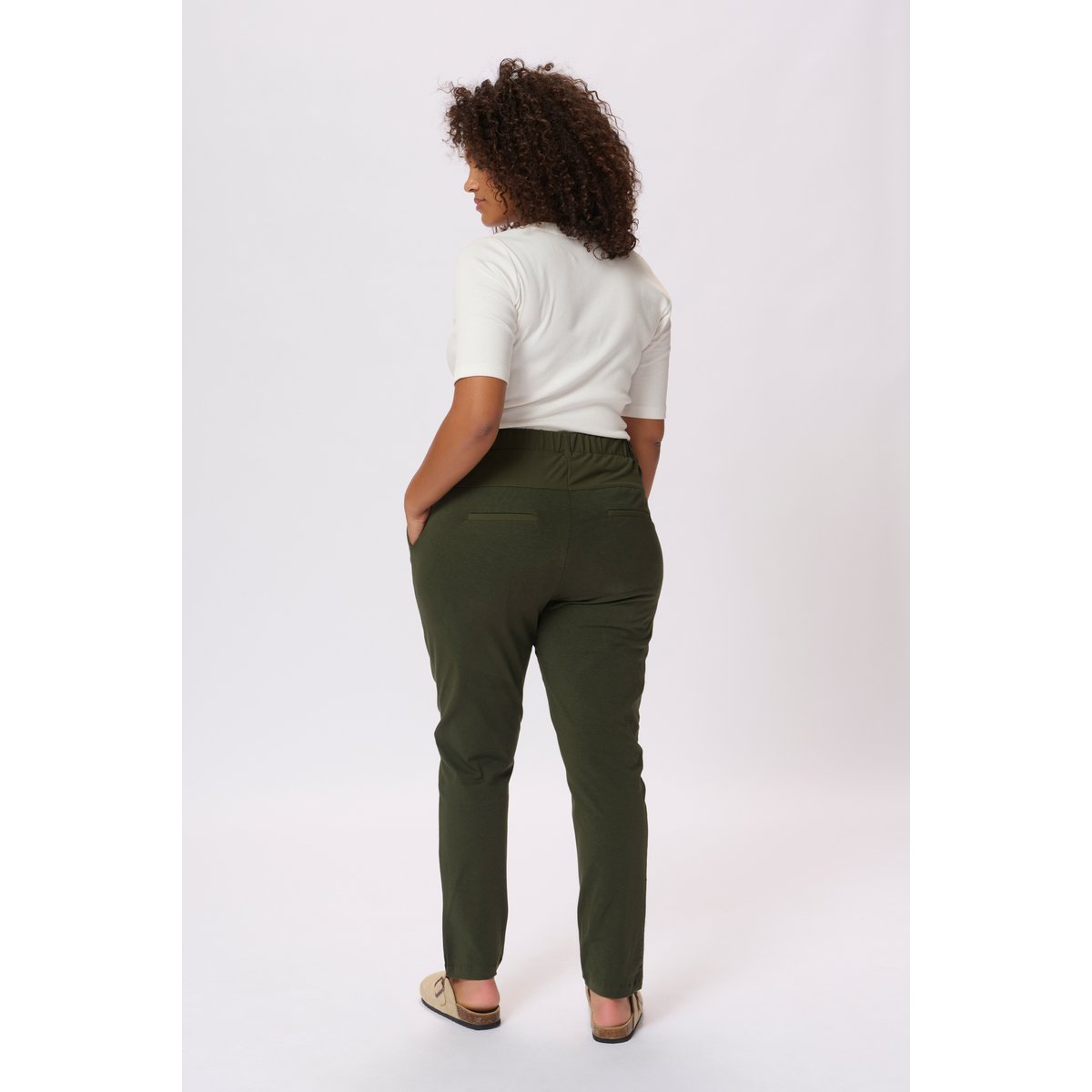 Pants Suiting vert grape leaf, KAFFE CURVE