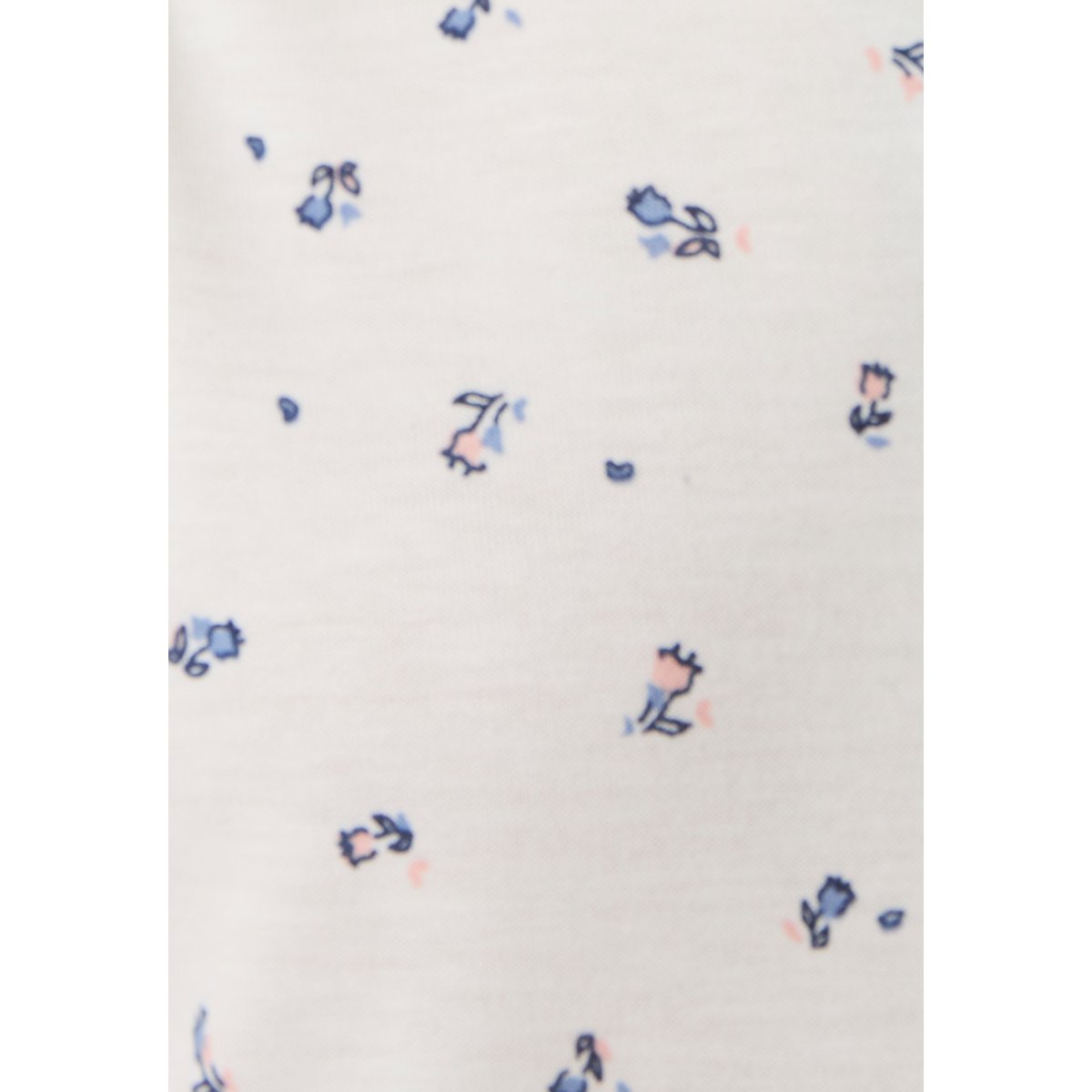 Chemise de nuit Thermolactyl chauffe-épaules blanc fleuri, DAMART
