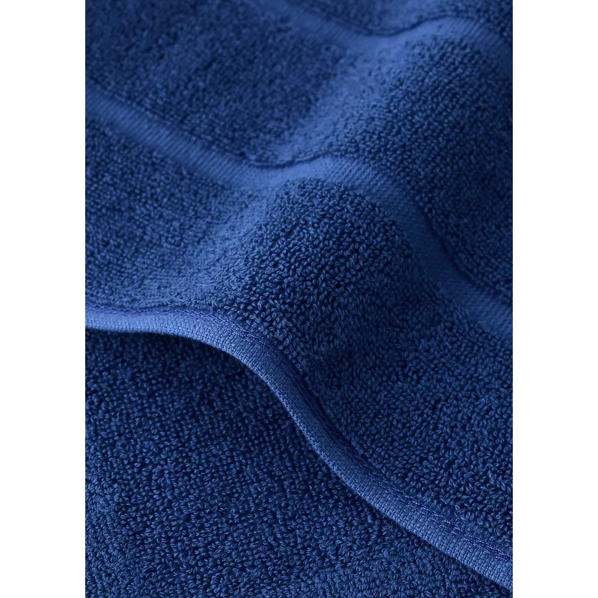 Tapis de bain coton haute absorption bleu nuit, MANGO HOME