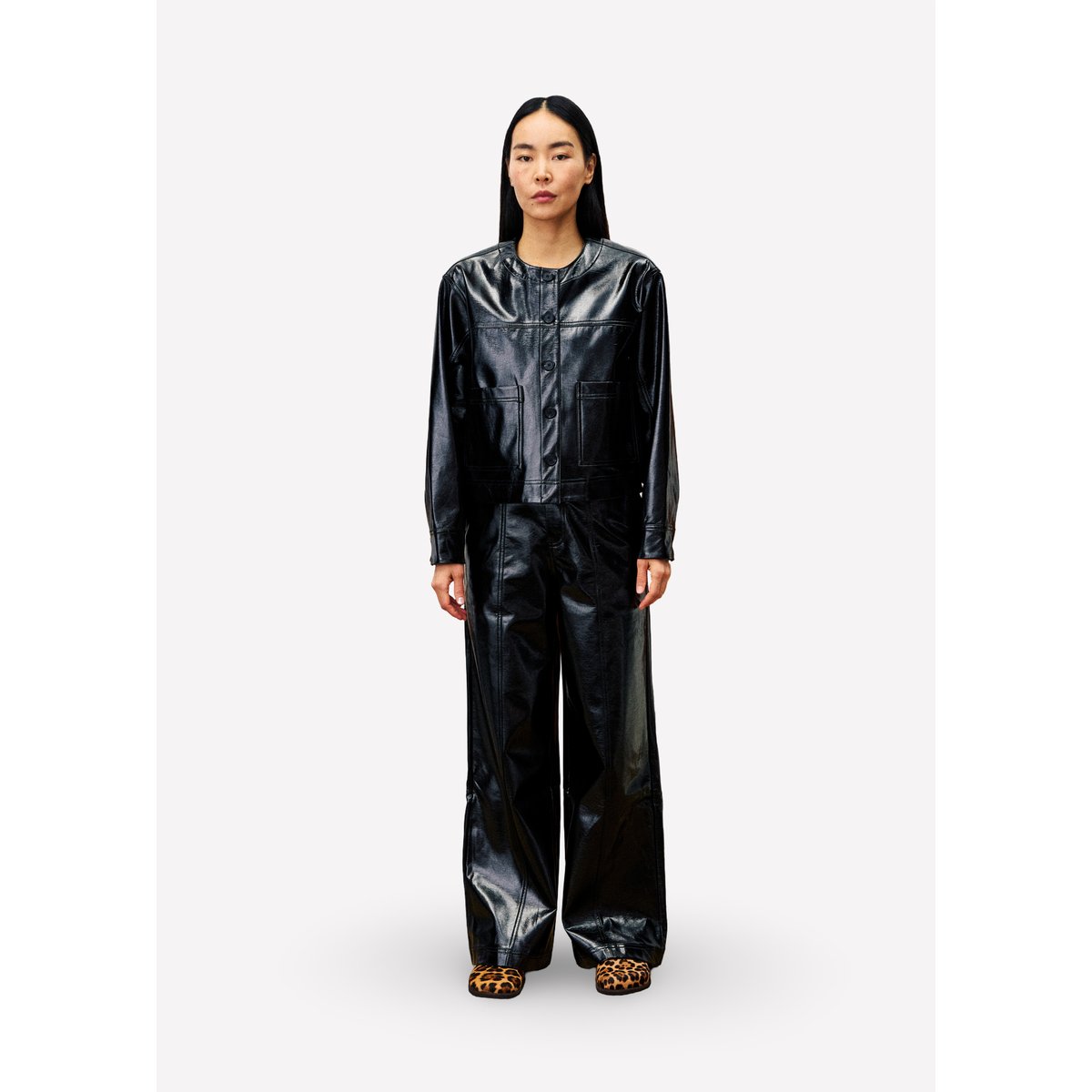 Veste en coton HYSOPE noir, FRNCH