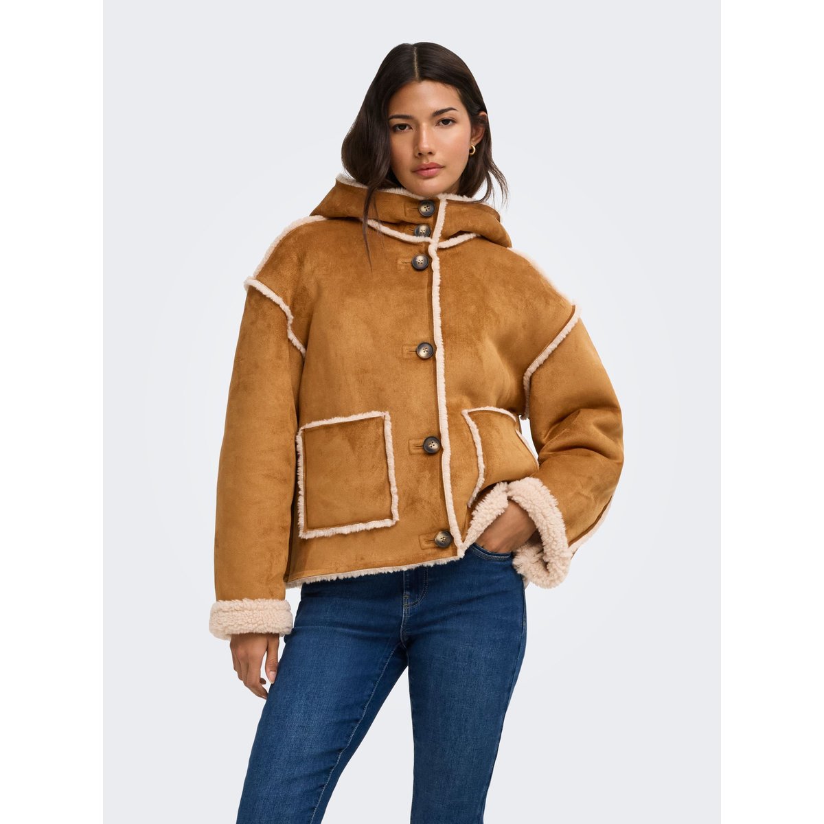 Veste marron - meerkat 1, ONLY