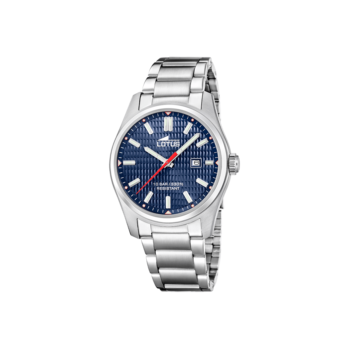 Montre Analogique CLASSIC argenté bleu foncé argenté, LOTUS