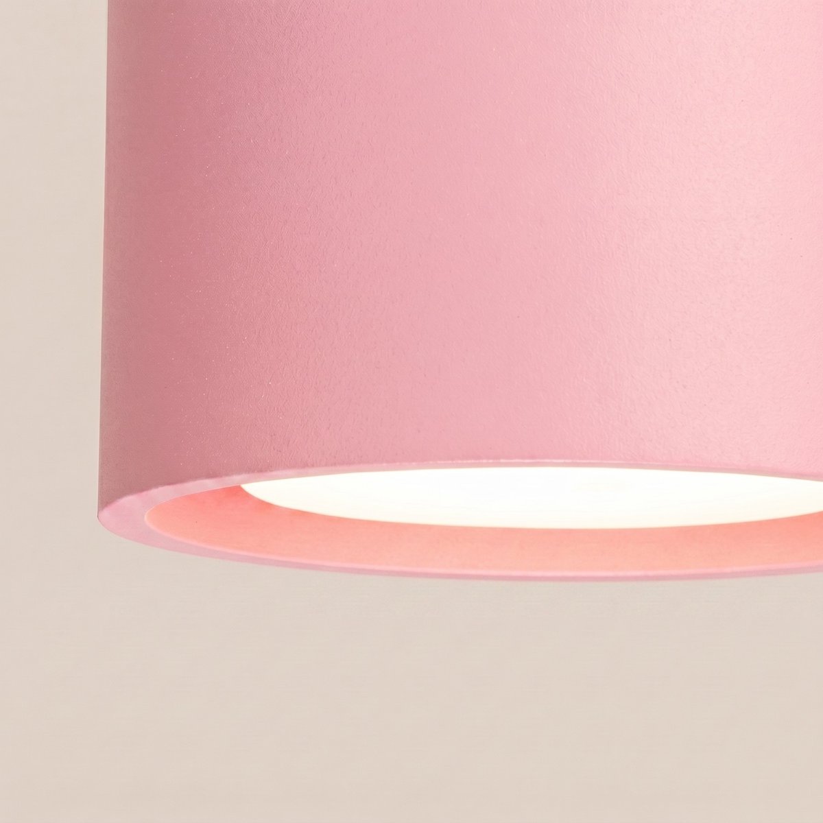 Plafonnier Aluminium Rose Gx53 1 MODO rose, EDEN
