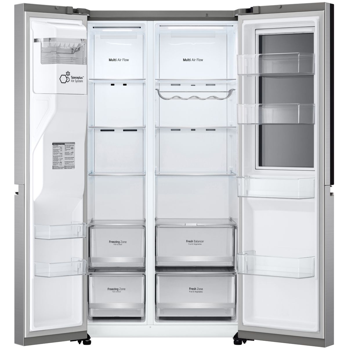 Réfrigérateur Américain GSXV80PZLE InstaView platinium, LG