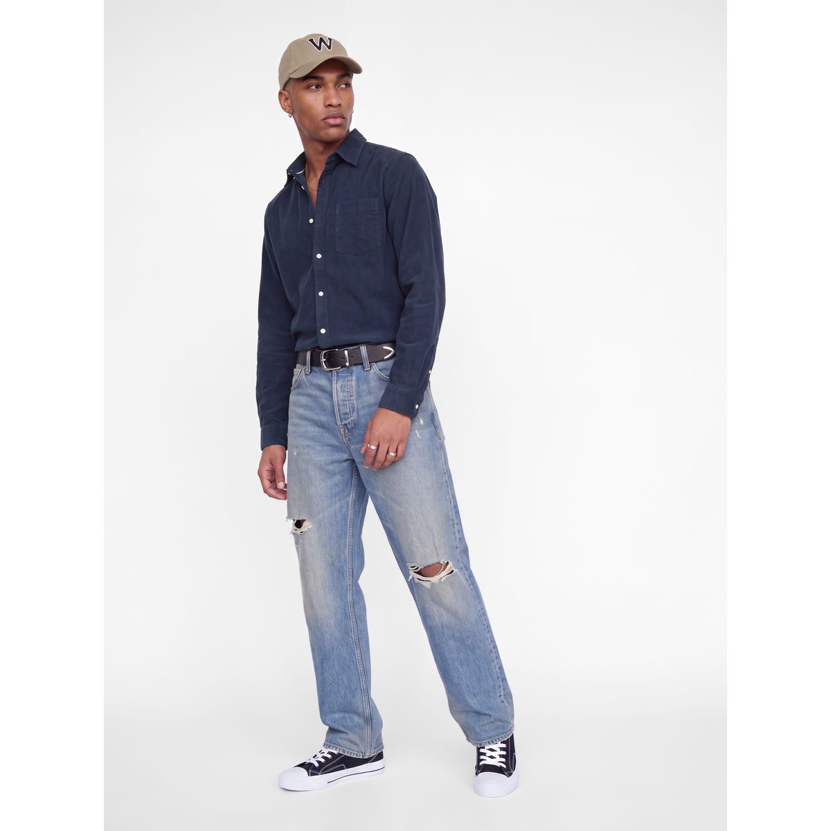 Chemise En Corduroy navy blazer 1, JACK & JONES