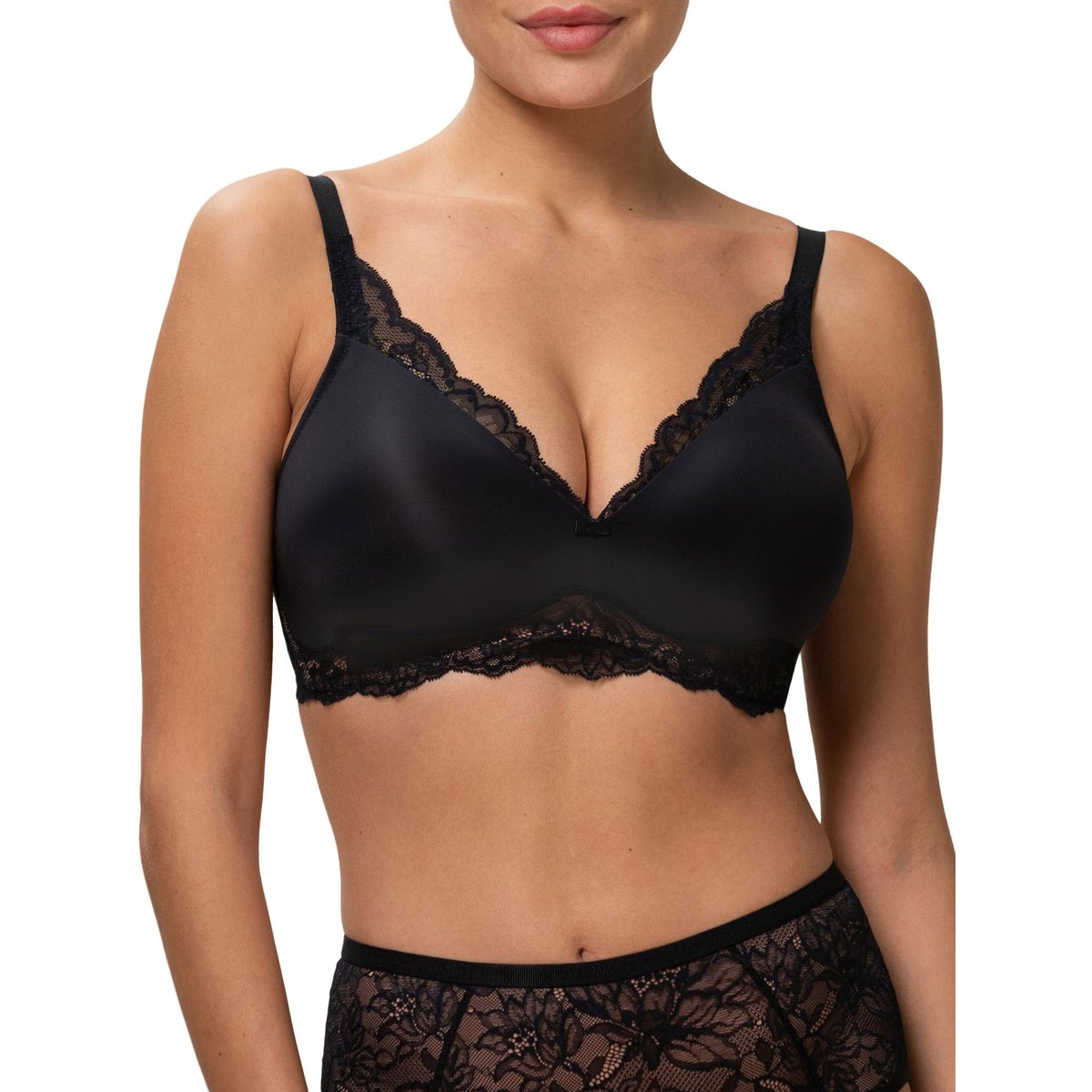 Soutien-gorge sans armatures Amourette Charm noir, TRIUMPH