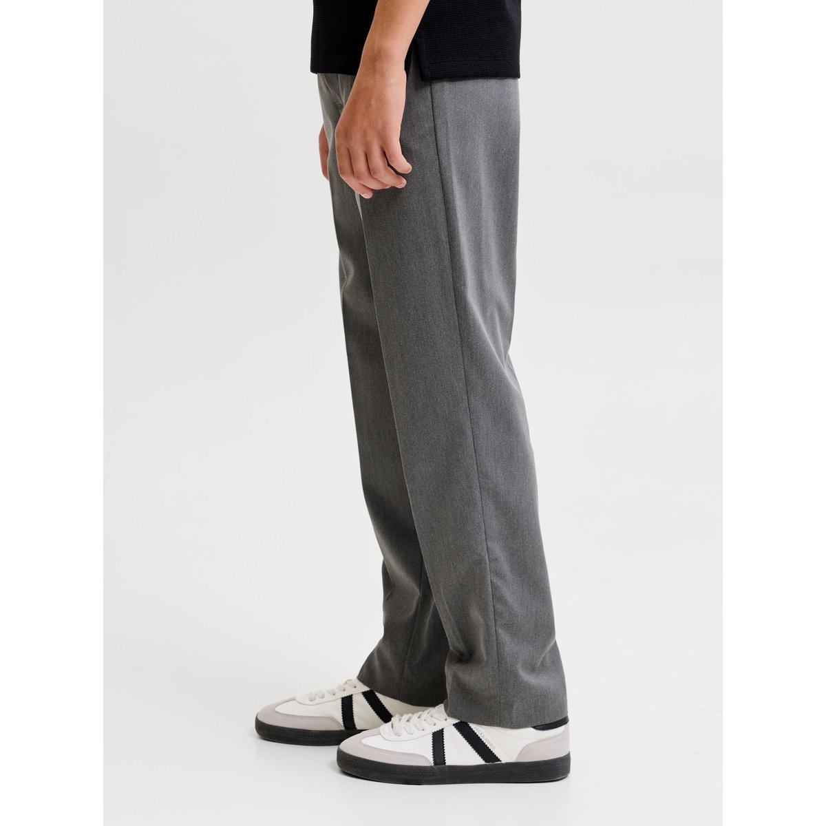 Pantalon Coupe Décontractée grey melange 1, JACK & JONES JUNIOR