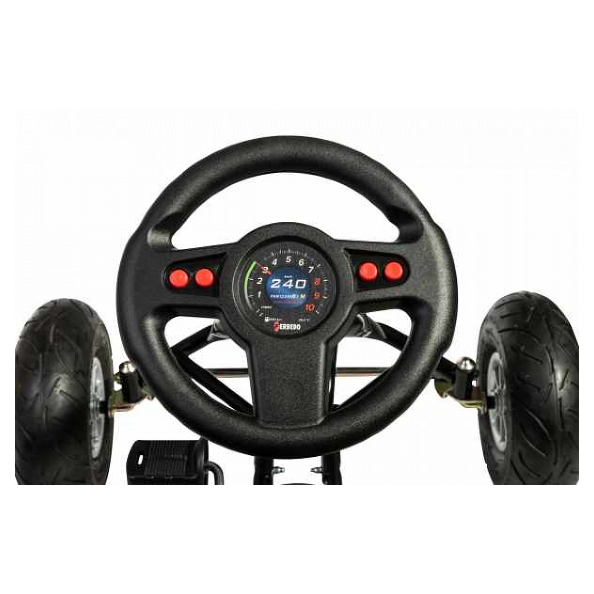 Kart à pédales FerbedoGoKart ATX-Racer jaune, ROLLY TOYS