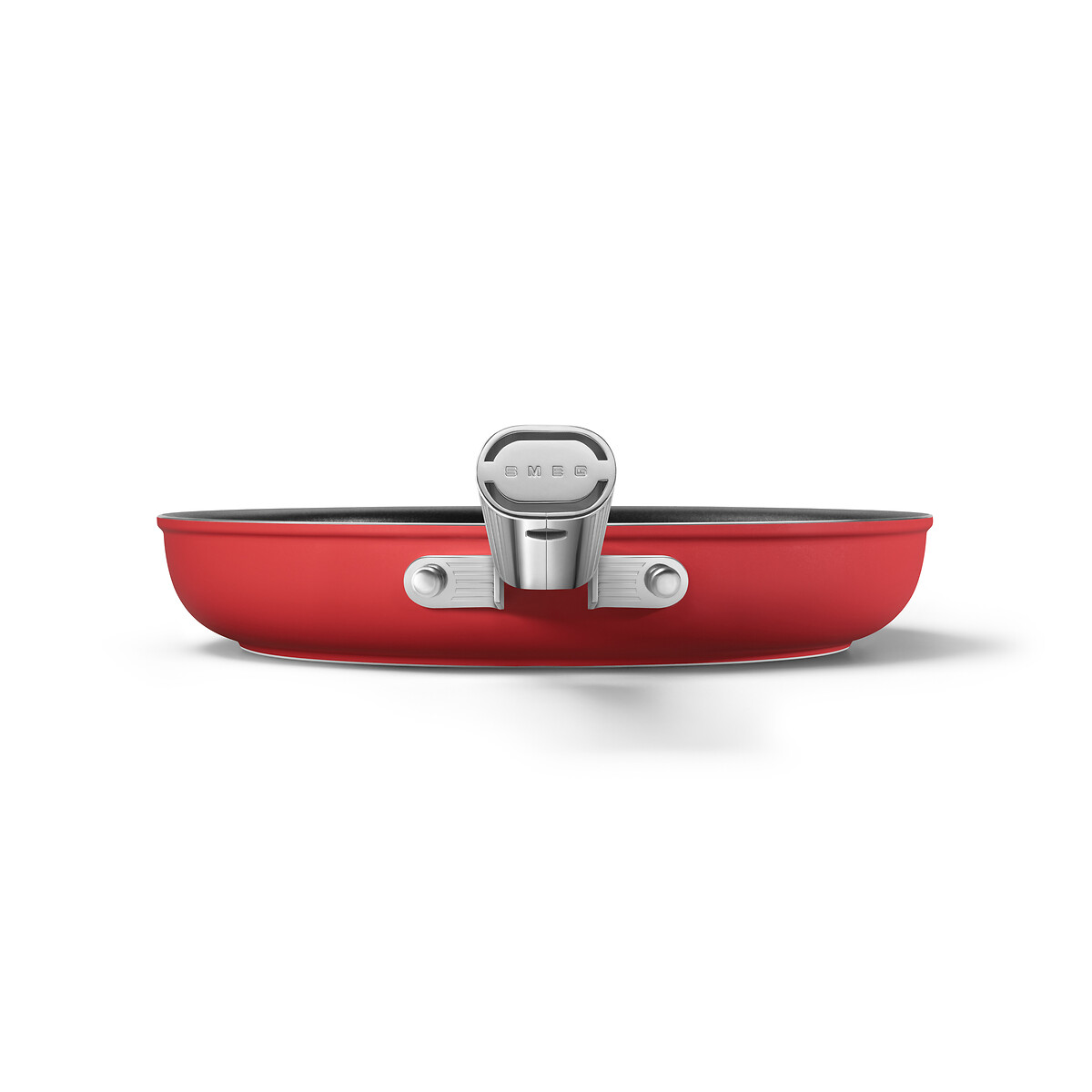 Poêle Années 50 rouge mat, SMEG